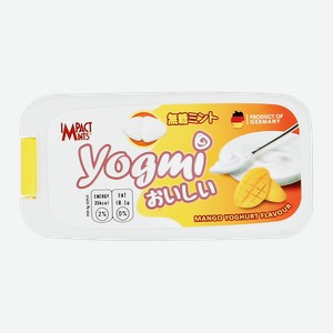 Освежающие драже IMPACT MINTS YOGMI без сахара со вкусом йогурта с манго 9 г