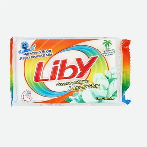 Мыло хозяйственное LIBY отбеливающее 122 г