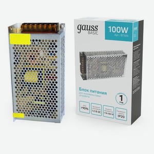 Блок питания GAUSS Basic для светодиодных лент [bt505]