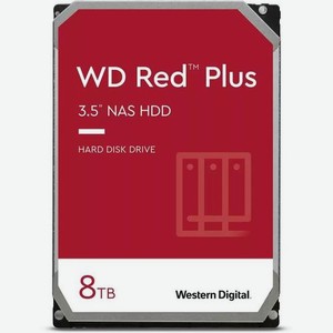 Жесткий диск WD Red Plus WD80EFZZ, 8ТБ, HDD, SATA III, 3.5 