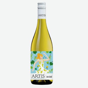 Вино игристое Artis безалкогольное Шардоне белое полусладкое, 0.75л Франция