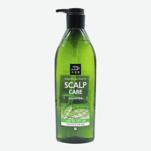 Восстанавливающий шампунь для волос Energy From Jeju Green Tea Scalp Care Shampoo 680мл