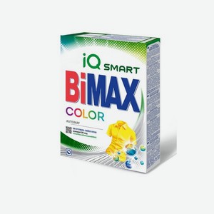 Порошок для стирки цветного белья Bimax 100 цветов Универсальный автомат 400г