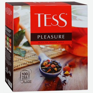 Чай TESS 100пак*1,5г плеже черный