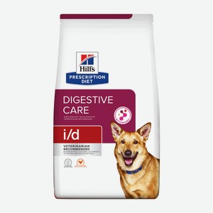 Hill s Prescription Diet i/d Digestive Care сухой диетический, для собак при расстройствах пищеварения, ЖКТ, с курицей (1,5 кг)