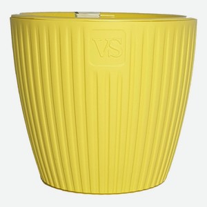 Горшок для цветов VipSet Эви 1,5 л желтый