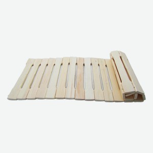Трапик деревянный на пол для бани и сауны 50 х 80 см