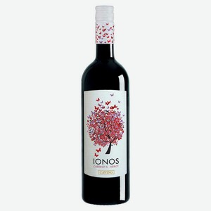 Вино Ionos Cavino красное сухое Греция, 0,75 л