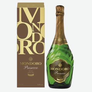 Игристое вино Mondoro Prosecco DOC сухое белое Италия, 0,75 л