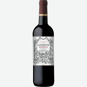 Вино Lavergne красное сухое, 0.75л Франция