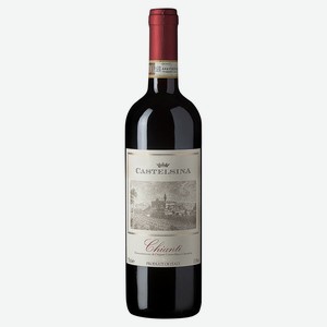 Вино Castelsina Chianti красное сухое Италия, 0,75 л