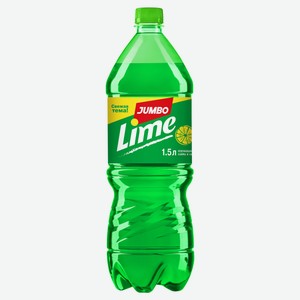 Напиток сильногазированный Jumbo Lime, 1,5 л