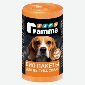 Пакеты для выгула собак Gamma БИО, 25 шт