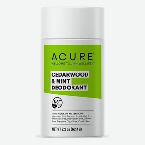 Твердый дезодорант для тела Мята и Кедр Cedarwood & Mint Deodorant 62,4г