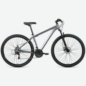 Велосипед ALTAIR HT 29 2.0 disc (2020-2021), горный (взрослый), рама 17 , колеса 29 , темно-серый/оранжевый, 16кг [rbkt1m39gk02]
