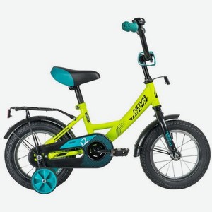 Велосипед NOVATRACK Vector (2020), городской (детский), колеса 12 , салатовый, 9кг [123vector.gn20]