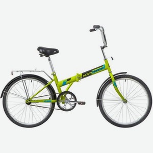 Велосипед NOVATRACK TG (2020), городской (подростковый), складной, рама 14.5 , колеса 24 , зеленый, 15.7кг [24nftg1.gn20]