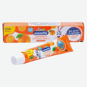 Зубная паста детская Lion Kodomo гелевая с ароматом апельсина с 6 мес., 40 г