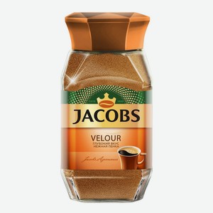 Кофе Jacobs Velour кофе натуральный растворимый порошкообразный 95г ст/б