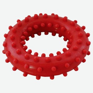 Игрушка для собак «Зооник» кольцо шипованное, 68 мм