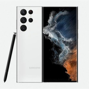 Смартфон Samsung Galaxy S22 Ultra 12/256Gb, SM-S908E, белый фантом