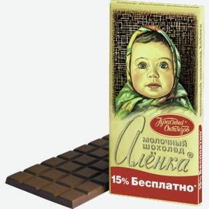 Шоколад АЛЕНКА КРАСНЫЙ ОКТЯБРЬ 0.2кг