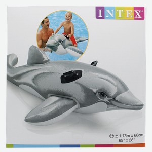 Плот 175*66см для плавания Интекс маленький дельфин Интекс к/у, 1 шт