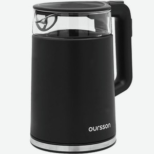 Чайник электрический Oursson EK1733WD/BL, 2200Вт, черный