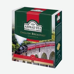 Чай Ahmad Tea English Breakfast черный (2г x 100шт), 200г Россия