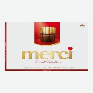 Конфеты шоколадные Merci Ассорти 400 г