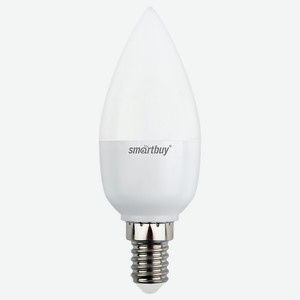Светодиодная лампа Smartbuy Е14 7 Вт 3000 К C37 свеча матовая