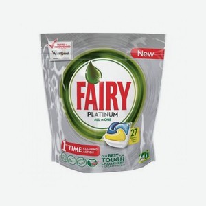 Капсулы Fairy Platinum для посудомоечных машин, 27шт [fr-81576785]