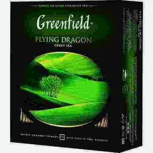 Чай Зеленый Greenfield Flying Dragon 100 Пакетиков