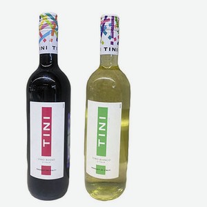 Вино TINI Bianco 11%, Rosso 11,5% 0,75л