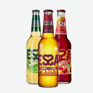Напиток пивной ESSA в ассортименте 6,5% ст/б 0,4л