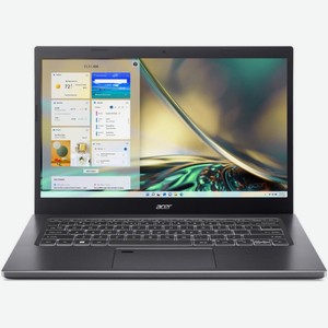 Ноутбук Aspire 5 A514-55 Core i3 1215U 8Gb SSD256Gb Intel UHD Graphics 14 IPS FHD 1920x1080 Windows 11 grey русская клавиатура, NX.K5DER.001 Acer