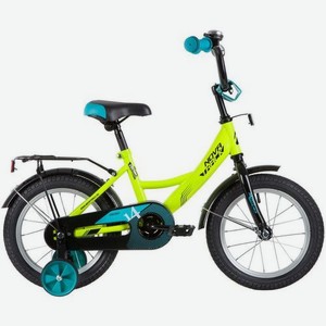 Велосипед NOVATRACK Vector (2020), городской (детский), колеса 14 , зеленый, 9.7кг [143vector.gn20]