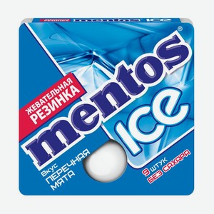 Жевательная резинка Mentos Ice перечная мята 12,9гр
