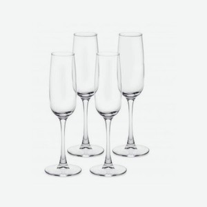 Набор бокалов для шампанского Luminarc Аллегресс 175 мл, 4 шт