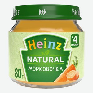 Пюре Heinz морковь с 4 месяцев 80 г