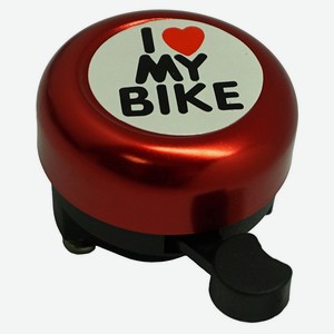 Звонок MAYA I love my bike красный