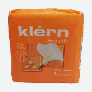 Прокладки Klern Ultra Super Dry 8шт