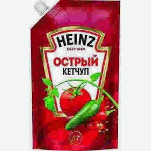Кетчуп Heinz Острый 320г Дой-пак