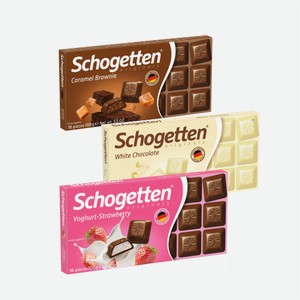 Шоколад SCHOGETTEN в ассортименте 100гр