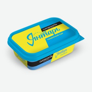 Сыр плавленый «Сыробогатов» Янтарь 45% БЗМЖ, 200 г