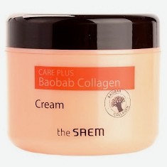 Крем для лица The Saem Care Plus Baobab Collagen Cream коллагеновый баобаб, 100 мл