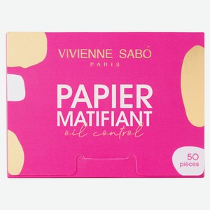 Салфетки для лица Vivienne Sabo матирующие, 50 шт