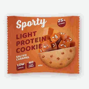 Печенье Sporty Light Protein Соленая Карамель 40г
