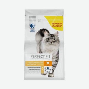 Корм Сухой Perfect Fit Для Кошек С Чувствительным Пищеварением С Индейкой 2,5кг