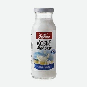 Молоко Дар Гор Цельное Козье Ультрапастеризованное 3,4-4,8% 200г